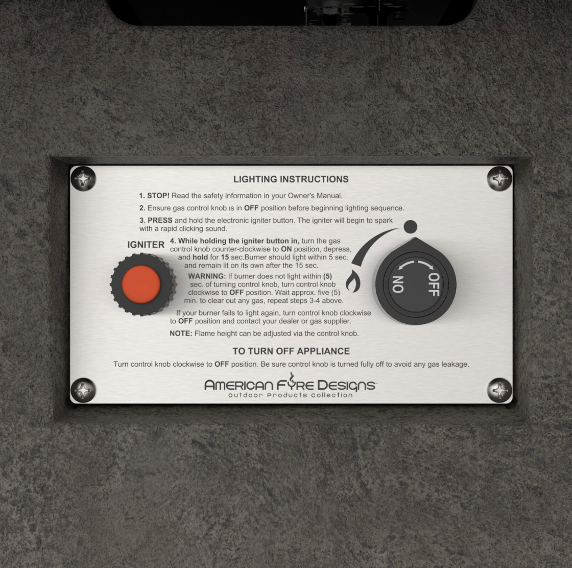 American Fyre Designs El Dorado Fire Pit (Smoke)