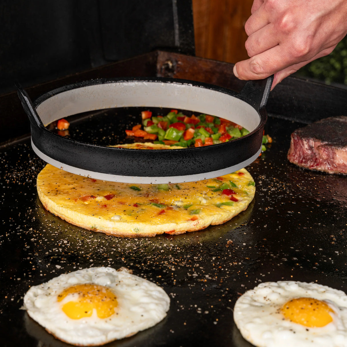 Blackstone Omelet and Egg Rings