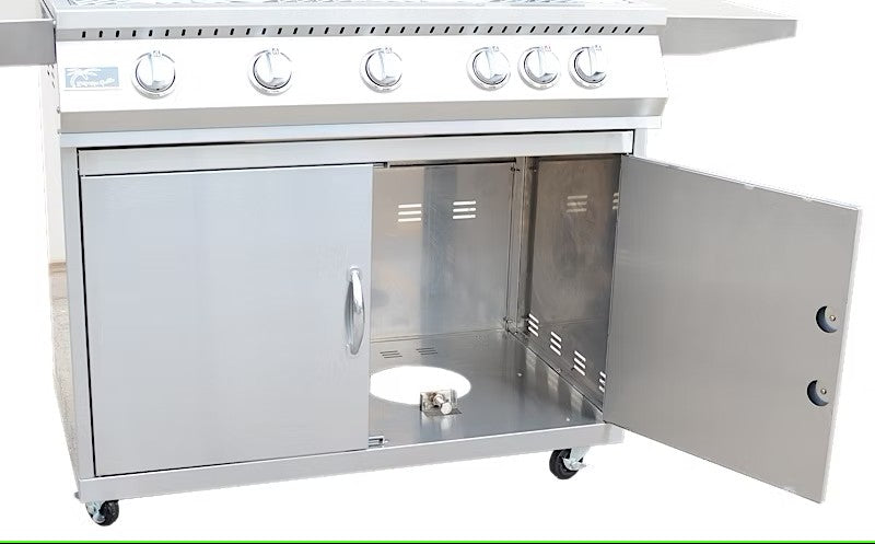 KoKoMo 5 Burner Grill Cart