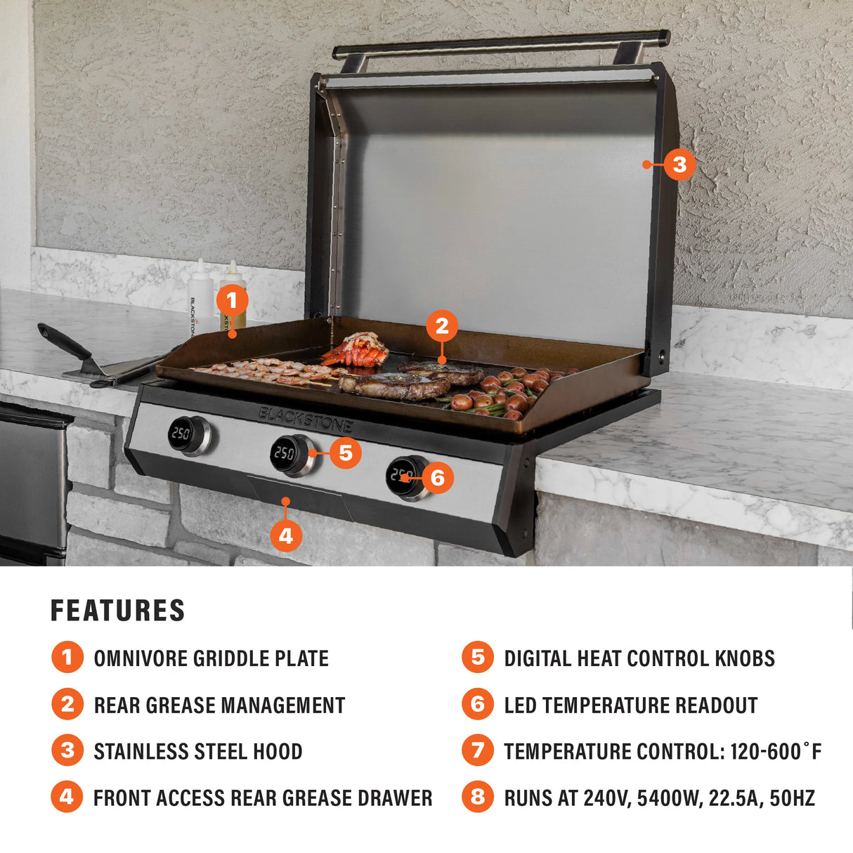 Blackstone 30" Electric Drop-in Griddle