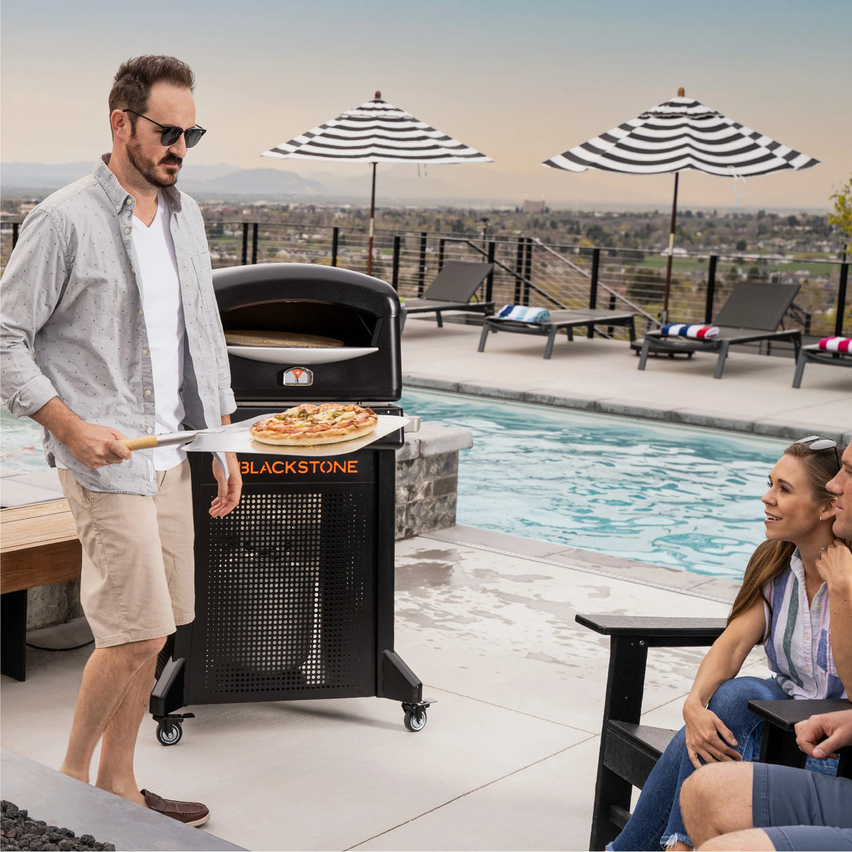 Blackstone Pizza Oven with Mobile Cart