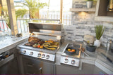 Professional double side burner