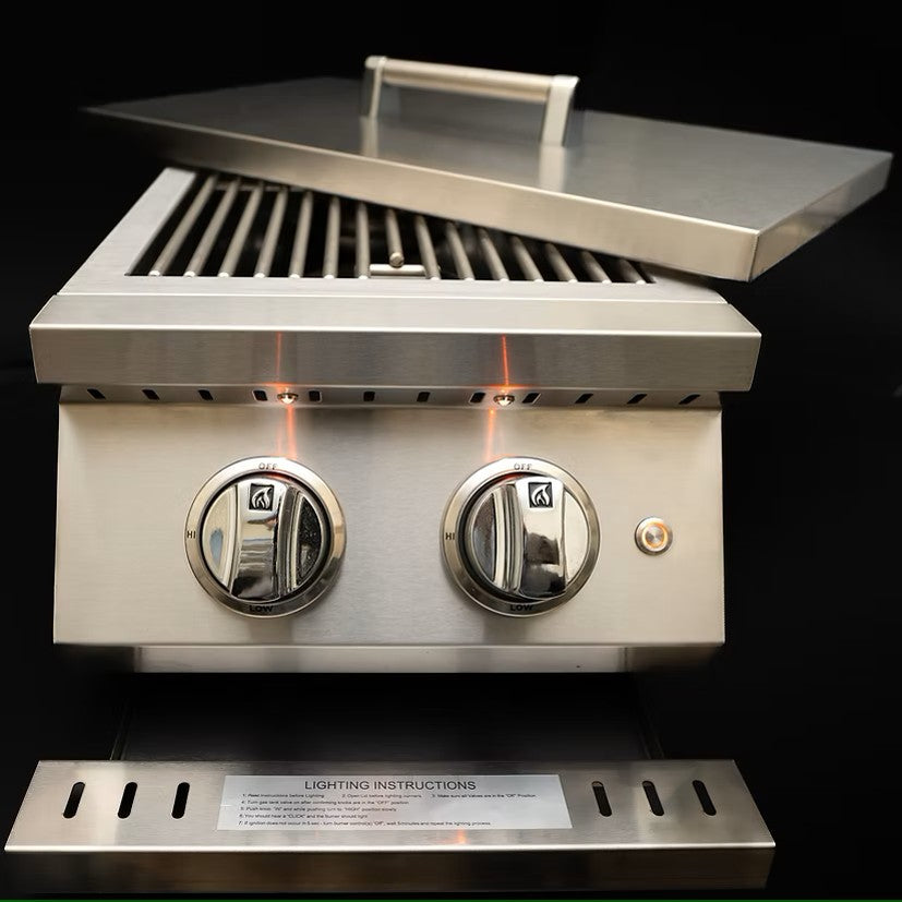 Professional double side burner