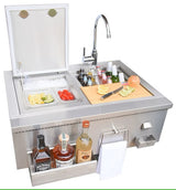 30" Cocktail Station with Sink