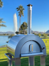 Wood Burning Pizza Oven and Stand