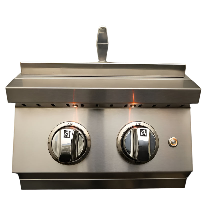 Professional double side burner