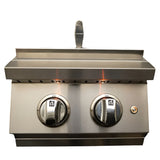 Professional double side burner