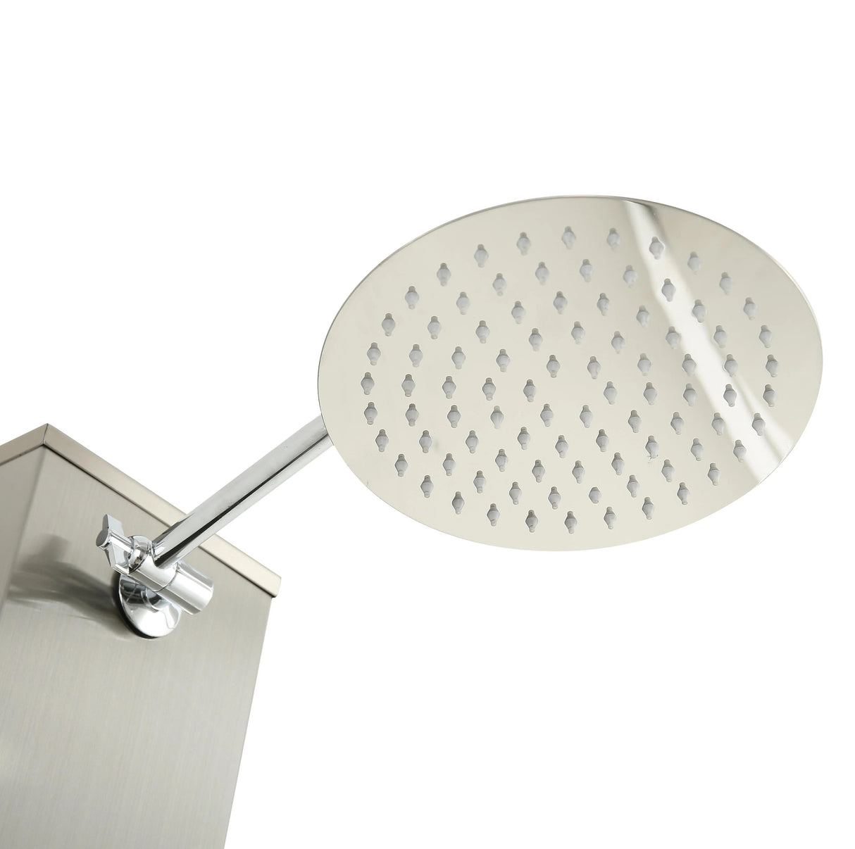 85" Rainfall Outdoor Solar Shower – Stainless Steel Body with 4.5-Gallon Heated Tank