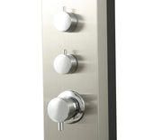 85" Rainfall Outdoor Solar Shower – Stainless Steel Body with 4.5-Gallon Heated Tank